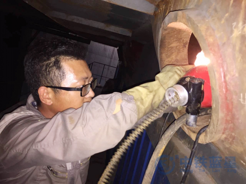 锅炉清洗中